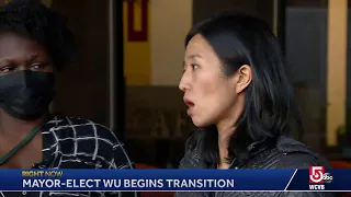 Boston's Mayor-Elect Michelle Wu is taking questions as she begins her transition process. She's …