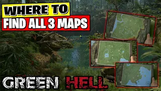 ALL 3 Map Locations | Green Hell 🌴