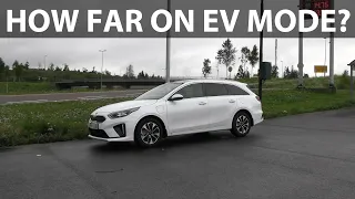 Kia Ceed PHEV range and acceleration test