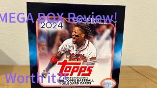 Topps 2024 Series 1 Mega Box Review! ‘89 Foilboard Inserts are 🔥 but is it worth it? #baseballcards