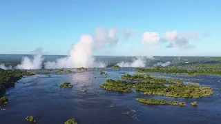 Стабилизация, цветокоррекция Timelapse водопада с дрона в Davinci Resolve