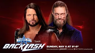 WWE - Edge vs. AJ Styles - Wrestlemania Backlash - Full Match Gameplay - WWE 2K22