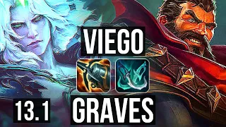 VIEGO vs GRAVES (JNG) | 5/0/6, 700+ games | EUW Grandmaster | 13.1