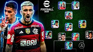 Time do Brasileirão brilhando no eFootball 24 Mobile