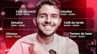 ROTINA de 4 HORAS POR DIA para ser APROVADO no ENEM