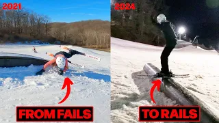 3 Year Park Skiing Progression | 2021-2023