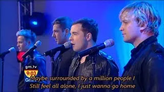 Westlife - Home with Lyrics (GMTV)