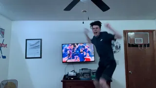 Rangers fan Live Reaction to Artemi Panarin Game Winning Overtime Goal! Game 7 Penguins vs Rangers!