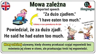 Mowa zależna angielski gramatyka - Reported speech in English