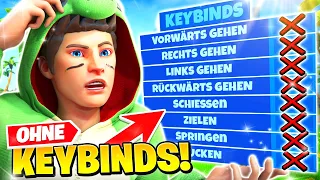 Kann man OHNE KEYBINDS gewinnen!? | Fortnite