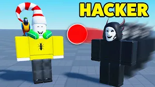 HACKER Joins My Game.. (Roblox Blade Ball)