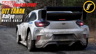 TEST WRC | Ott Tänak FORD M-SPORT | Pre-Rallye Monte-Carlo 2023