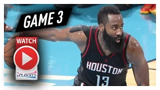 James Harden Full Game 3 Highlights vs Thunder 2017 Playoffs - 44 Pts, 6 Ast, 6 Reb