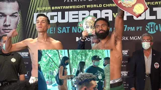 Brandon Figueroa's sister (does not steal the show) at Figueroa vs. Fulton weigh in