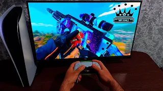 POV Warzone Solo Gameplay on PS5 👑 + 144Hz Gaming Monitor (NO COMMENTARY)