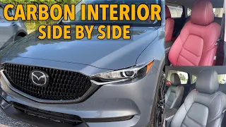 CX-5 Carbon Edition Interior | Side By Side Comparison