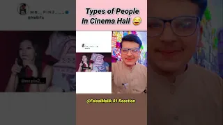 Types of People In Cniema Hall || harsh beniwal new video #shorts Faisal Malik.01 Reaction