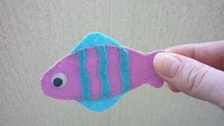 How To Make A Bright Small Fish Toy From Felt - DIY Crafts Tutorial - Guidecentral