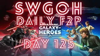 SWGOH DAY 125 | Following the APGAINS Farming Guide