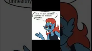 Toriel Adopting Everybody (Undertale Comic Dub) #undyne #toriel #frisk #undertale #comicdub