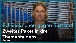 Sanktionen der EU: Schaltgespräch zu Gudrun Engel in Brüssel am 25.02.22