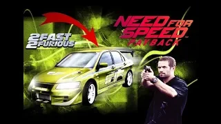 NFS Payback Mitsubishi 2 Fast 2 Furious 'montage'