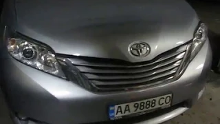 Установка ГБО на Toyota Siena 3.5 2016