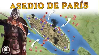 Asedio y destrucción de Paris por Ragnar Lodbrok (845)