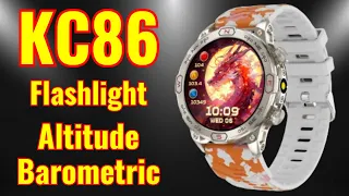 KC86 Smartwatch New 2024 With Rugged 450mAh Halo Military Grade