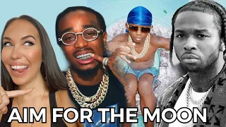 FEMALE DJ REACTS TO Pop Smoke ft. Quavo - Aim For The Moon (Official Music Video) REACTION