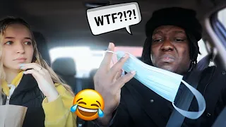 I Sprayed Fart Spray In My BF's Mask! *FUNNY REACTION*