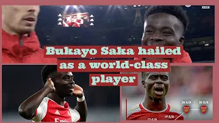 Bukayo Saka was Hailed as a World-Class Player After Arsenal's 4-1 win