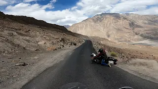 Accident in Leh Ladakh | Motorcycle Crash | Khardung La