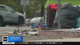 Mayor Karen Bass addresses growing encampment on LA-Beverly Hills border