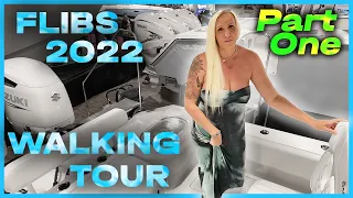 FLIBS 2022 Full Walking Tour Part 1 Convention Center Boats Fort Lauderdale International Boat Show