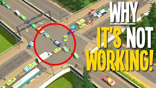 Why Your City Isn't Traffic Free & How to Fix It!  (Cities Skylines)