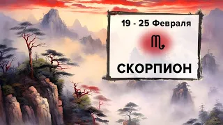 СКОРПИОН ♏ 19 - 25 Февраля 2024 | Расклад таро на неделю для знака Зодиака Скорпион