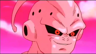 Kid Buu goes to heaven to kill fighters