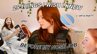 25 THINGS I WISH I KNEW BEFORE GETTING A NOSE JOB! 8 Week Post-Op - What They Don't Tell You!
