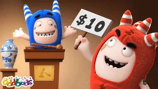 Auction Time! | ODDBODS 😂 | Old MacDonald's Farm | MOONBUG KIDS | Animal Cartoons for Kids