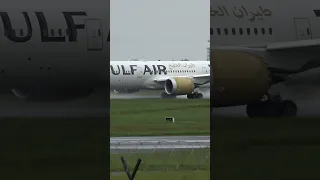 #gulfair #787 stunning wet departure! #aviation #planespotting #planes