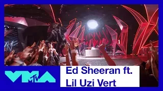 Ed Sheeran & Lil Uzi Vert 360° Performance of 'Shape of You' & 'XO Tour Llif3' | 2017 VMAs | MTV