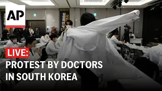 LIVE: Doctors in South Korea protest government's medical training push