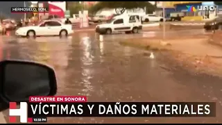 Mueren dos personas por inundaciones en Hermosillo, Sonora