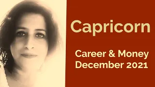 Capricorn December 2021 Career & Money...You are ending this year with success