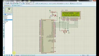 STM32F103R6 MikroC LCD Example