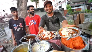 Engineer Sahib ka SHAKTIMAAN NASHTA 😍 Amritsari Chole Kulche, Makhani Bun Tikki, Aloo Chaat