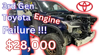 Toyota Tundra 22 engine Failure $28,000.00