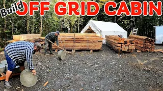 OFF GRID CABIN: FOUNDATION: episode 10