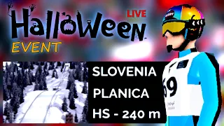 Fine Ski Jumping - Halloween Event | PUCHAR WIDZÓW | [Planica HS240] POWTÓRKA